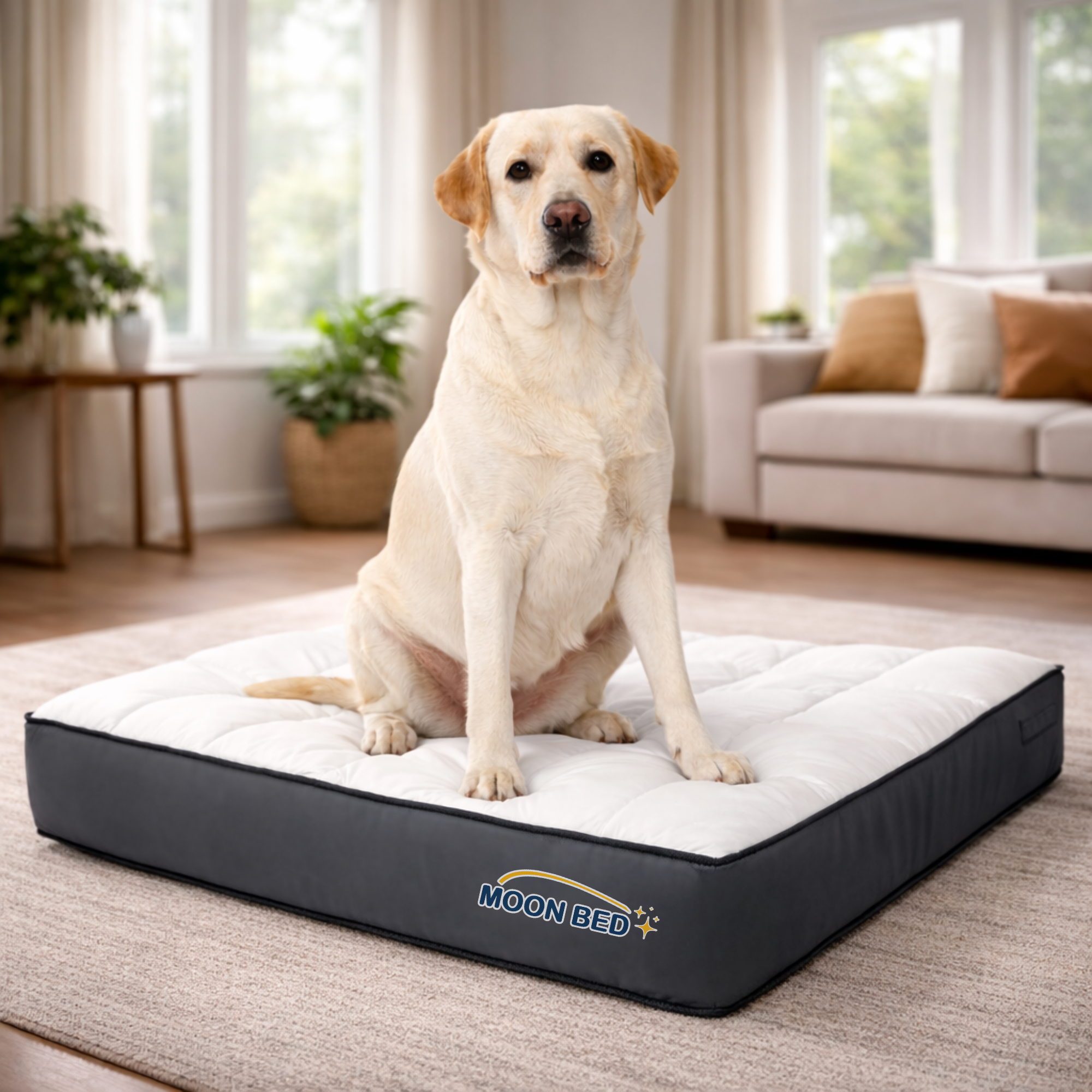 Cama Colchón Grande Moon Bed Para Gatos Y Perros 100x80cm